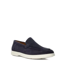 Dune London Bentonn Suede Loafers in Navy