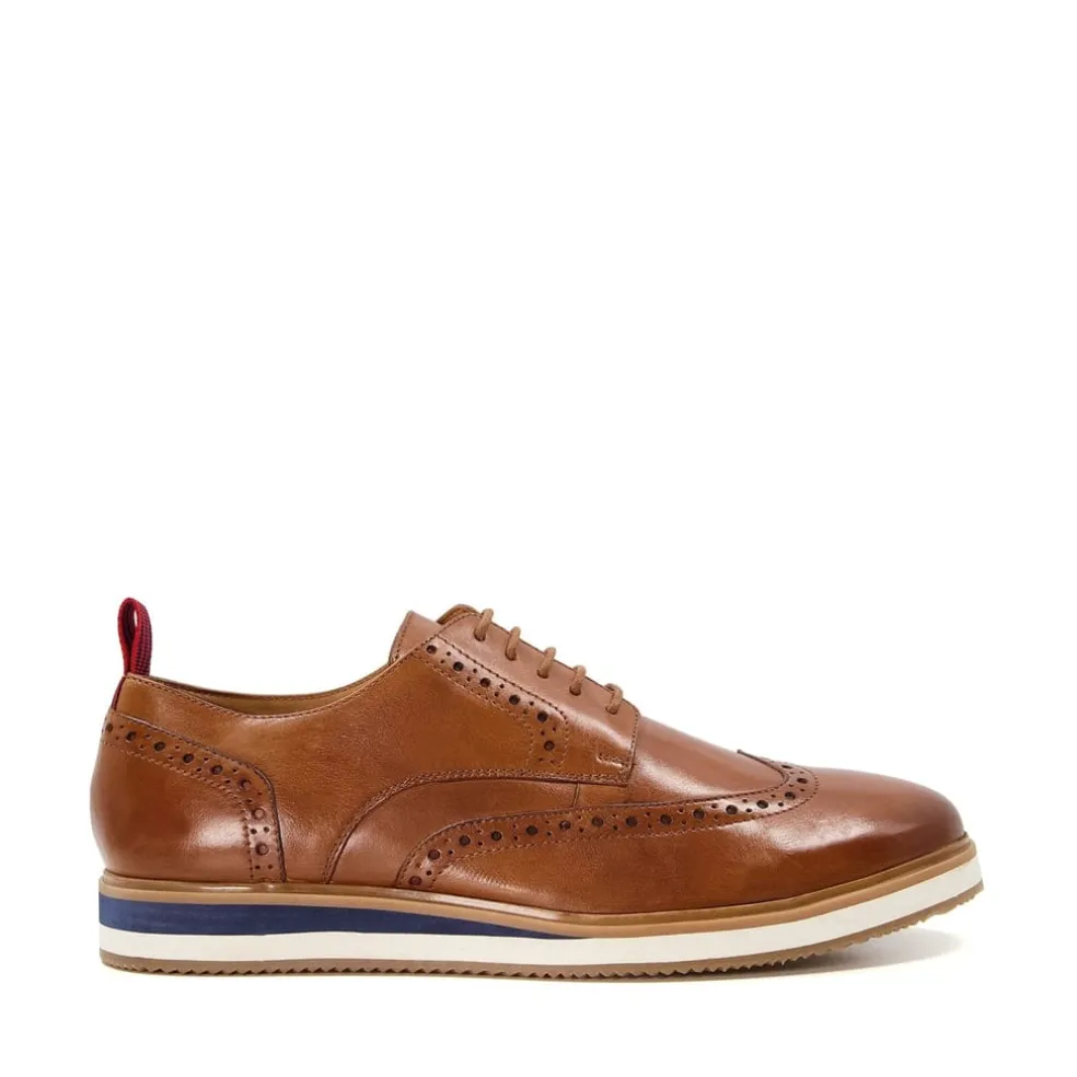 Dune London Britle Brogue in Brown