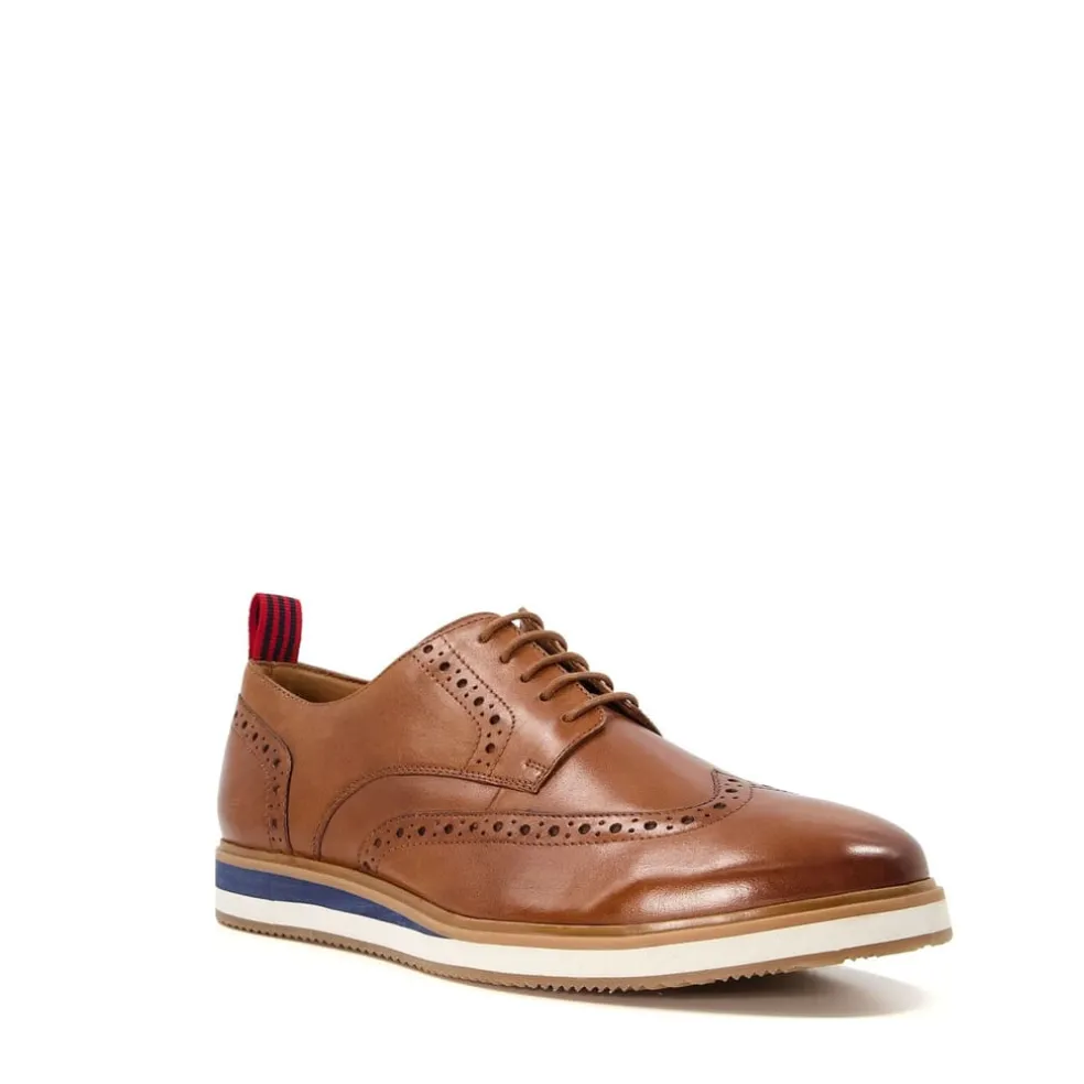 Dune London Britle Brogue in Brown