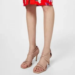 Dune London Heeled Sandals in Nude