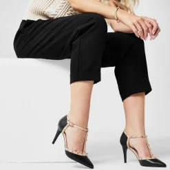 Dune London Heeled Sandals in Black