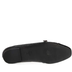 Dune London Hibiski Strap Ballet Pumps in Black