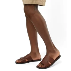 Dune London Incence Slides Sandals in Brown