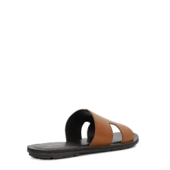 Dune London Leather Sandals in Brown