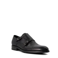 Dune London Monk Shoes in Black