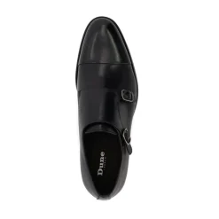 Dune London Monk Shoes in Black