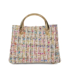 Dune London Plaid Tote with Detachable Strap in Multi