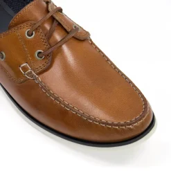 Dune London Sail Boat Shoes in Tan