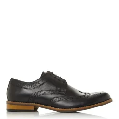 Dune London Steve Brogue Oxfords in Black
