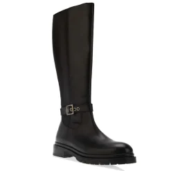 Dune London Teller Casual Knee-High Boots in Black