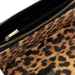 Dune London Zip Purse in Black