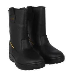 Dunlop Safety Rigger Mens Steel Toe Cap Safety Boots in Black
