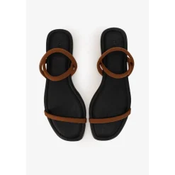 Ecoalf Delhialf Toe Post Flatform Sandals in Brown