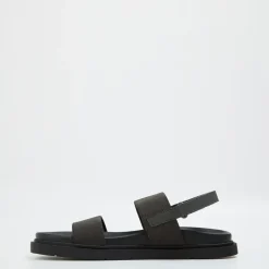 Ecoalf Thaisalf Flatform Slide Sandals in Black