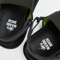 Ecoalf Thaisalf Flatform Slide Sandals in Black