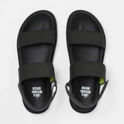Ecoalf Thaisalf Flatform Slide Sandals in Black
