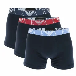 Emporio Armani 3 Pack of Boxers in Navy