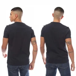 Emporio Armani 2 Pack of Lounge Crewneck T-Shirts in Navy