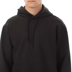 Emporio Armani Allover Lettering Hoodie in Black