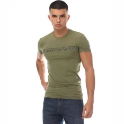Emporio Armani Crewneck T-Shirt in Green