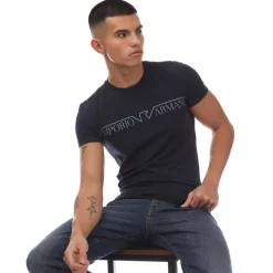 Emporio Armani Crewneck T-Shirt in Navy