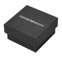 Emporio Armani EA7 Armani Stainless Steel Cufflinks in Silver