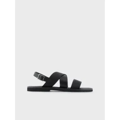 Emporio Armani EA7 Flatform Sandals in Black