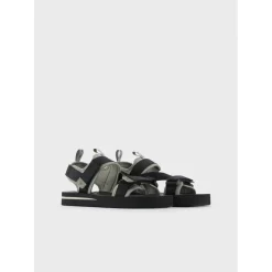 Emporio Armani EA7 Flatform Sandals in Purple