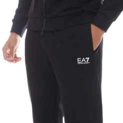 Emporio Armani EA7 Full-Zip Tracksuit in Black