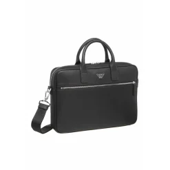 Emporio Armani EA7 Regenerated Business Bag in Black