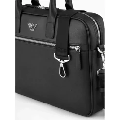 Emporio Armani EA7 Regenerated Business Bag in Black