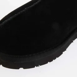 EverAu Wigeon Leather Slippers in Black