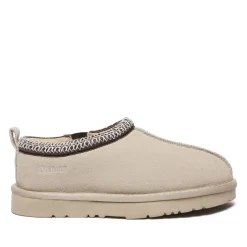 EverAu Wigeon Leather Slippers in Sand
