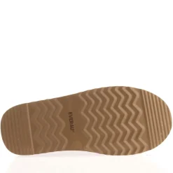 EverAu Wonga Leather Slippers in Chestnut