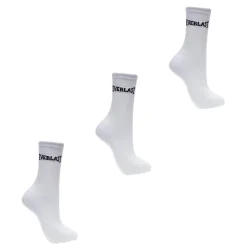 Everlast 3 Pack Crew Socks in White