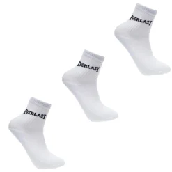 Everlast 3 Pack Crew Socks Childrens in White