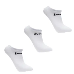Everlast 3 Pack Trainer Socks Childrens in White
