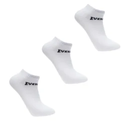 Everlast 3 Pack Trainer Socks Junior in White