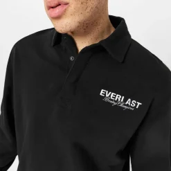 Everlast Mens Polo in Black