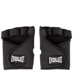 Everlast Neoprene Weight Lifting Gloves in Black