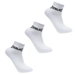 Everlast Quarter Socks 3 Pack Childrens in White