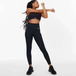 Everlast Womens Contour Panel Leggings in Black