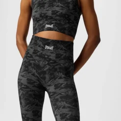 Everlast Womens High Rise Camo Seamless Leggings in Black