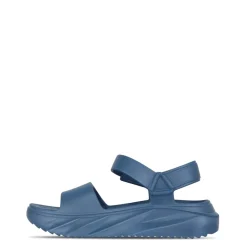 Fabric Pltform Sndl in Blue