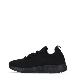 Fabric Santo Childrens Trainers in Black