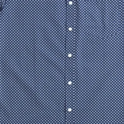 Fabric Short Sleeve Poplin Shirt in Blue