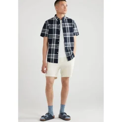 Farah Kele Bold Check Shirt in Navy