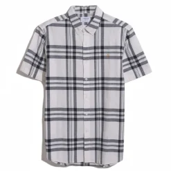 Farah Kele Bold Check Shirt in Ecru