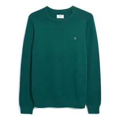 Farah Kingsbury Crewneck Sweater in Green