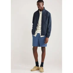 Farah Marcus Print Shirt in Ecru